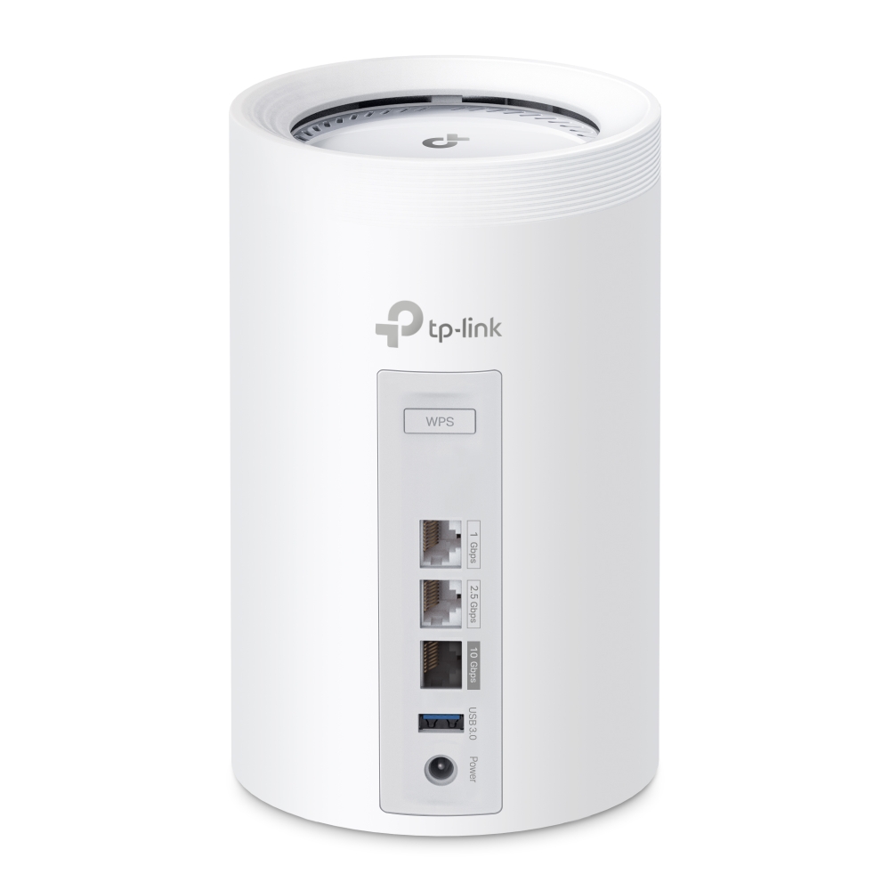 TP-Link Deco BE68 Wi-Fi 7 Mesh System (2-Pack, White) — rear ports