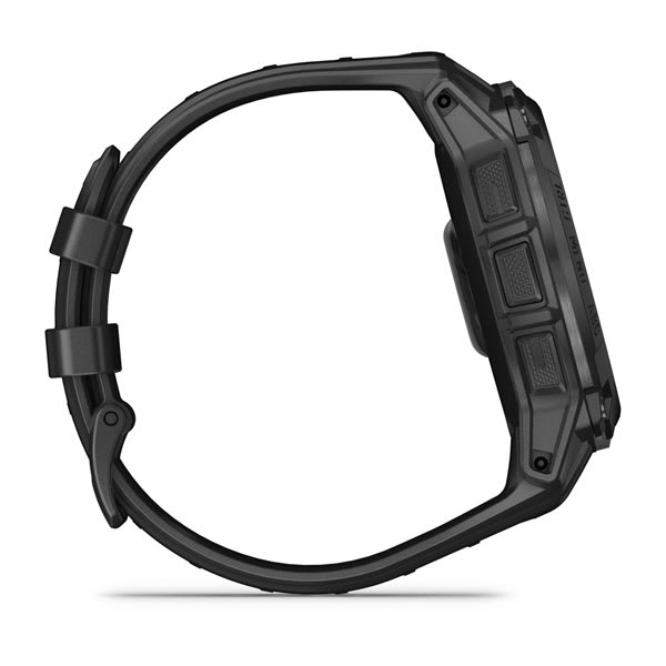 Garmin Instinct 3 Solar Tactical Edition 50mm (Black) — Side profile