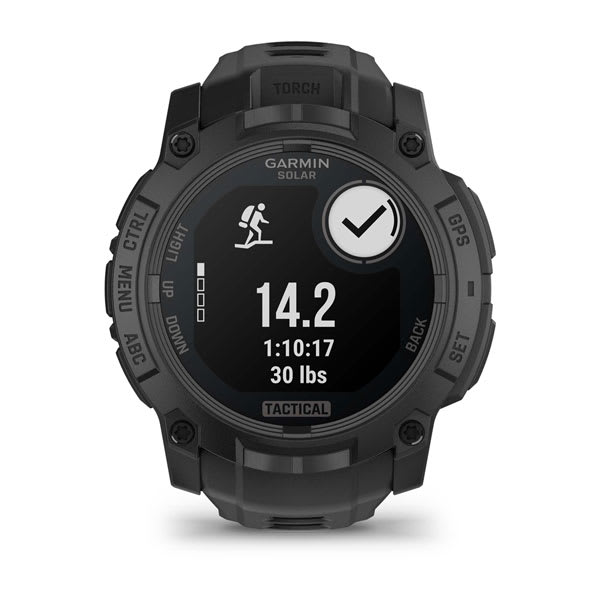 Garmin Instinct 3 Solar Tactical Edition 50mm (Black) — Feature screen example