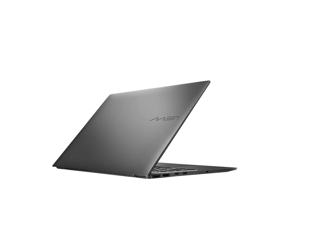 MSI Prestige 13 AI+ A3MG-020 Platinum Grey, rear lid view