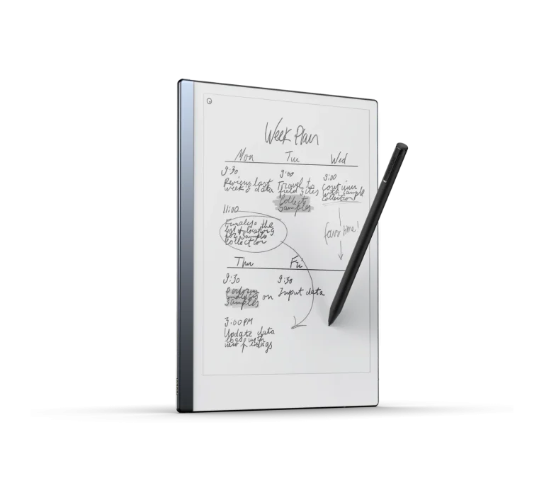 reMarkable 2 - standing tablet and Marker Plus