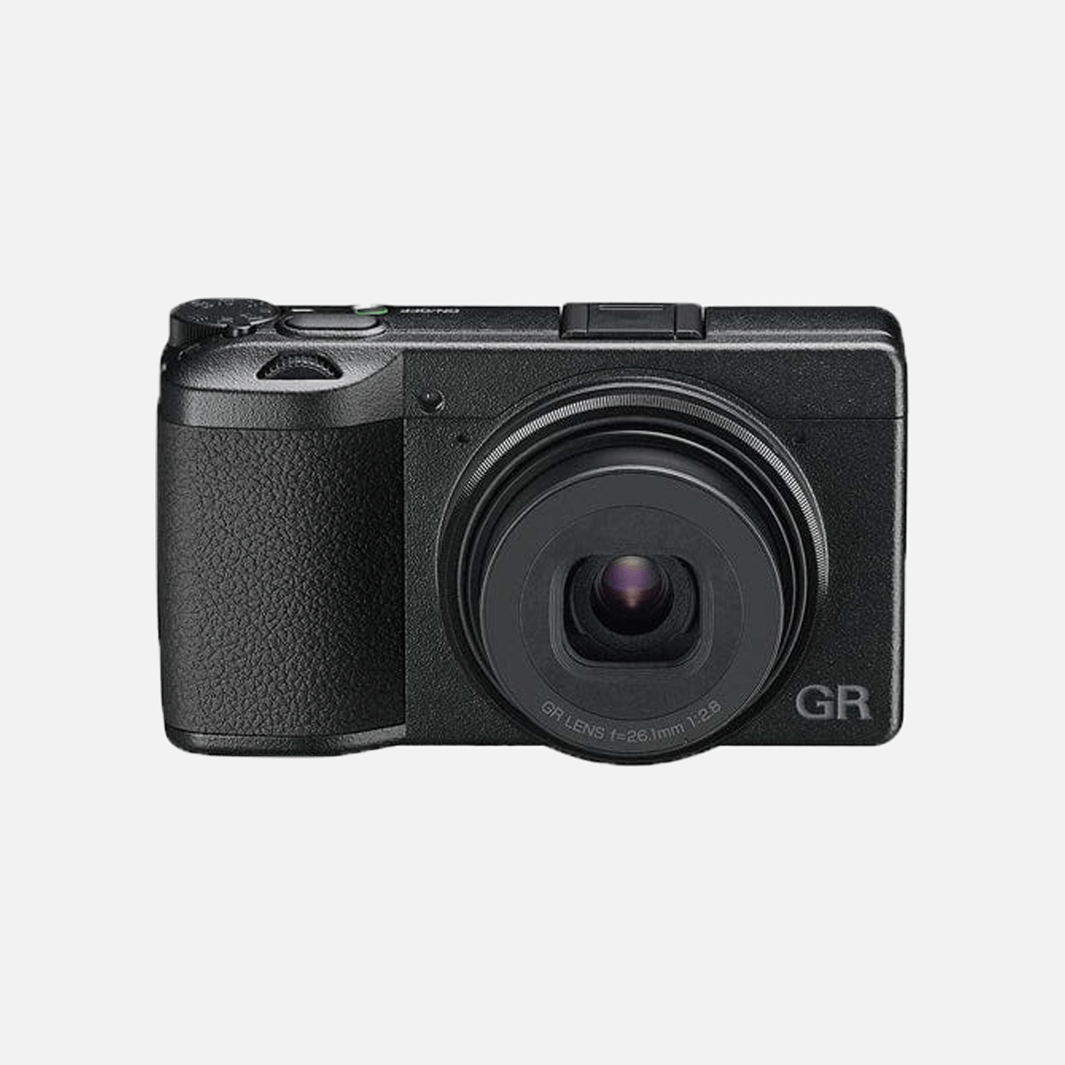 Ricoh GR IIIx Compact Camera (Black) — Alternate front angle