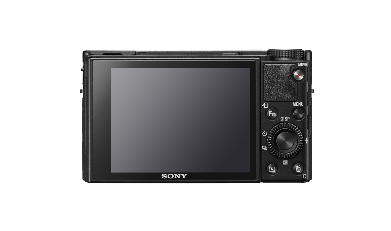 Sony RX100 VII Black rear LCD and controls