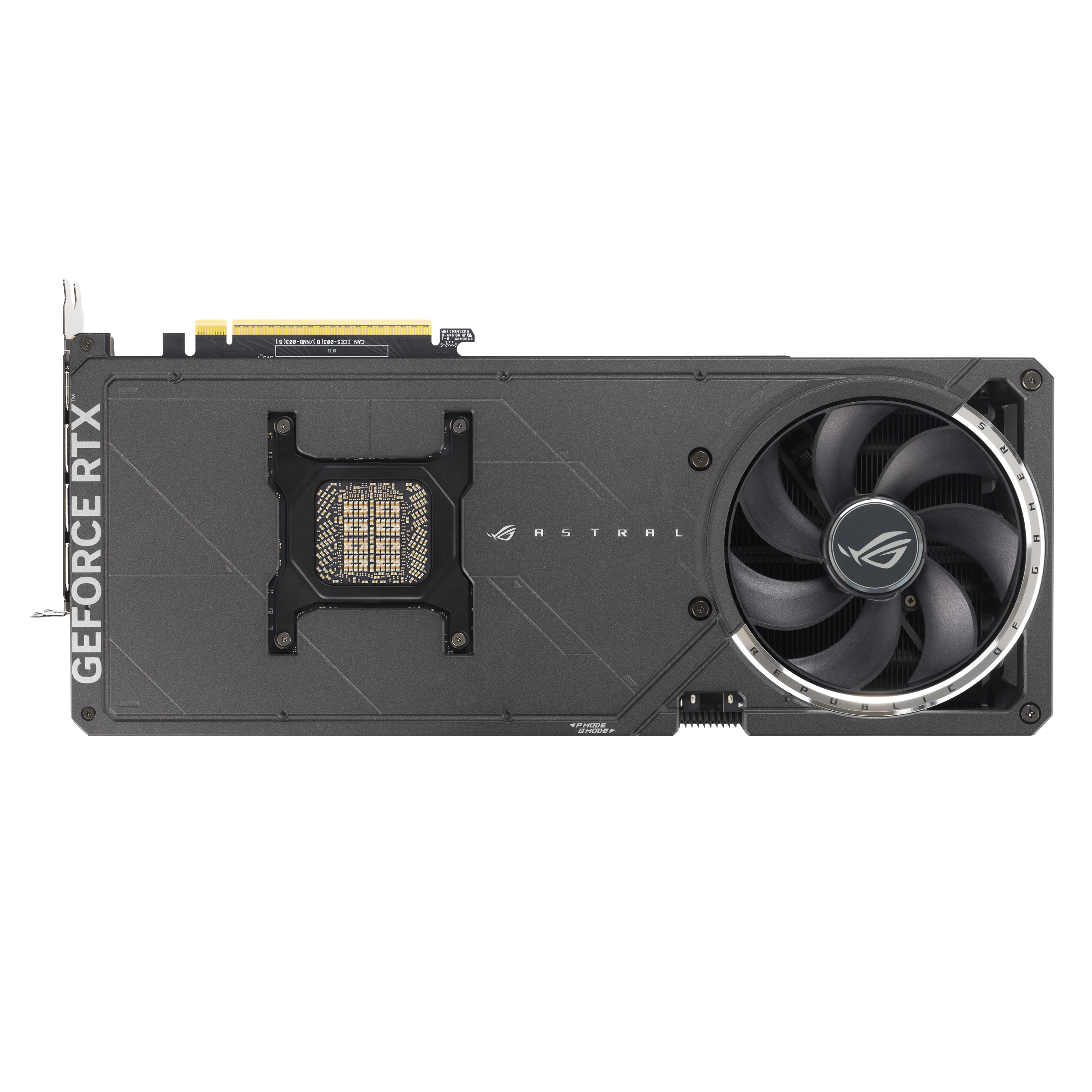 ASUS ROG Astral GeForce RTX 5090 32GB GDDR7 OC Edition — rear backplate and fourth fan