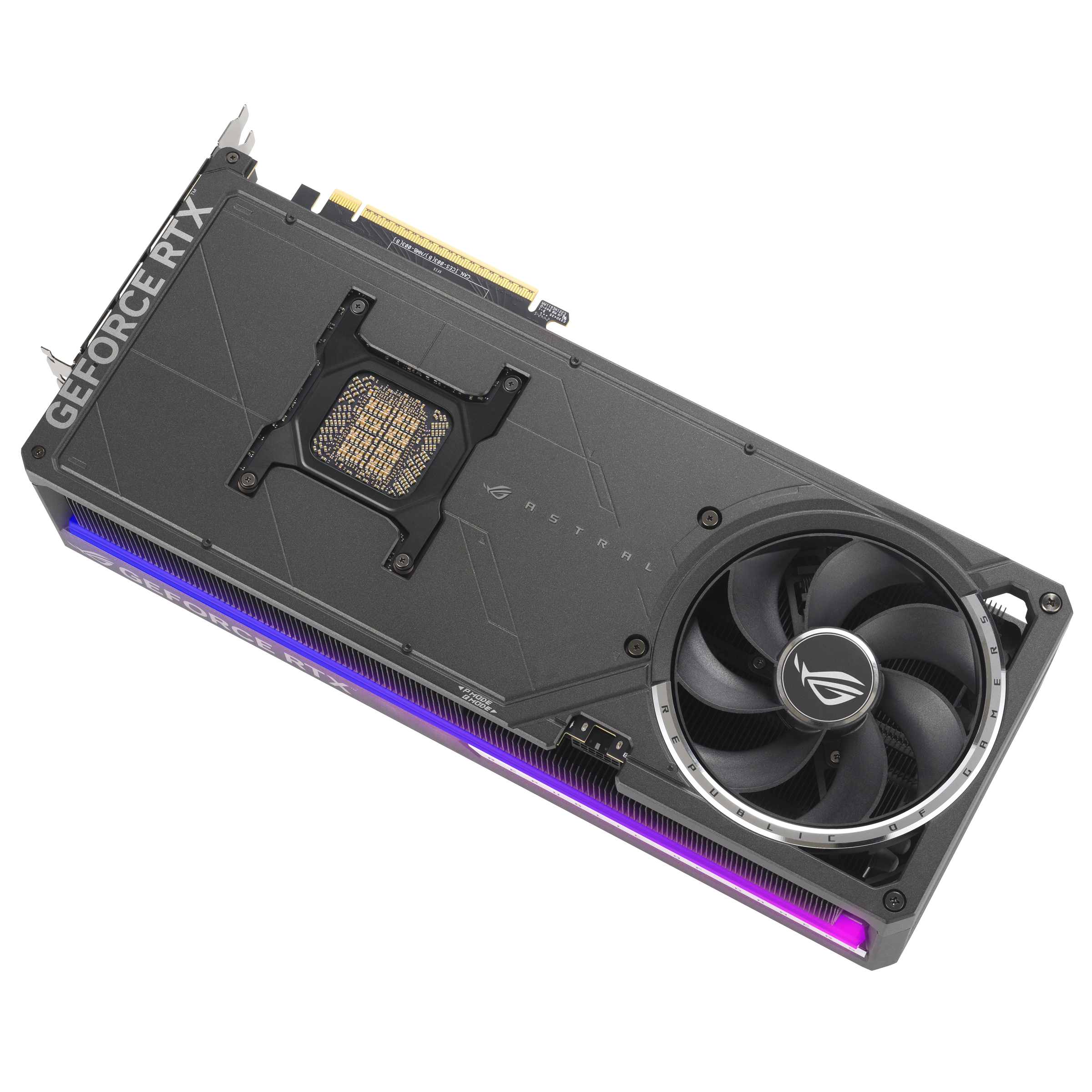 ASUS ROG Astral GeForce RTX 5090 32GB GDDR7 OC Edition — angled rear view