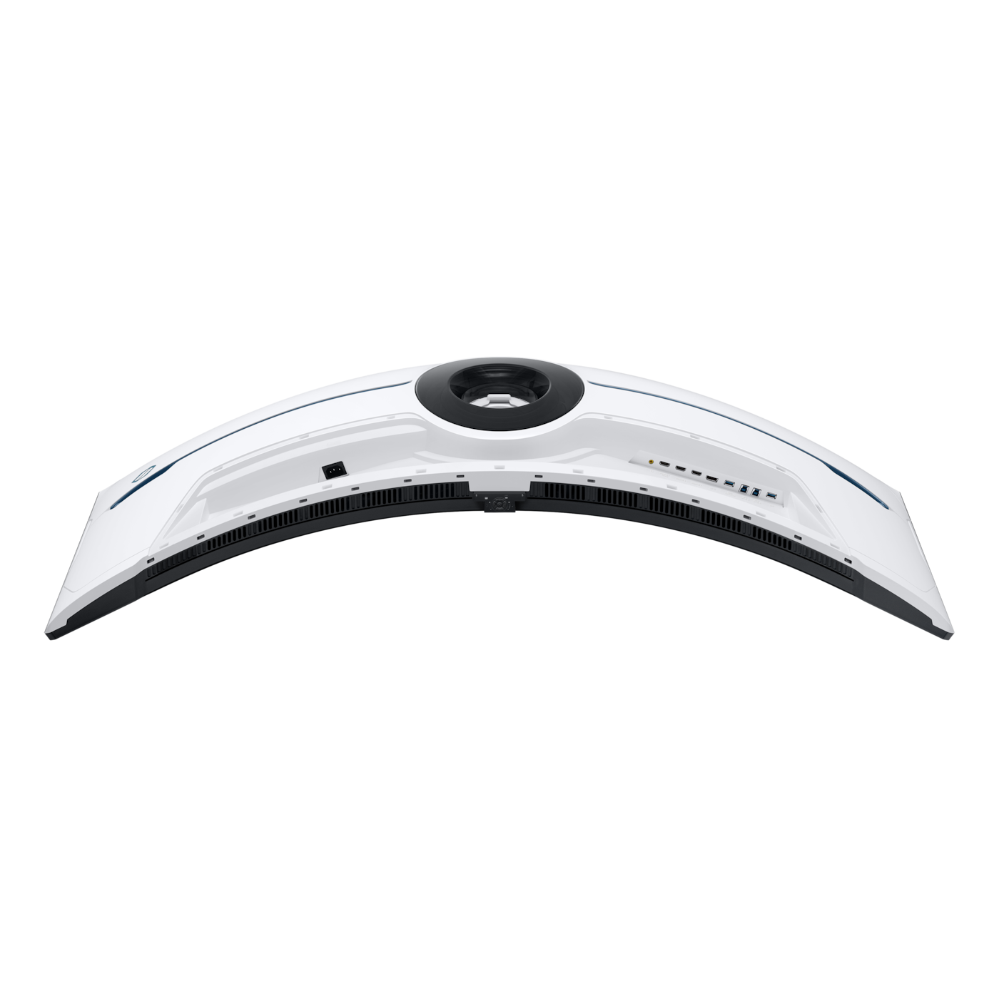 Samsung Odyssey Neo G9 57-inch Gaming Monitor (LS57CG954NUXEN) — underside ports