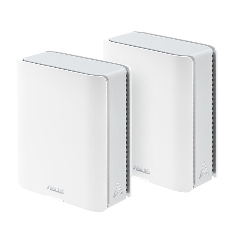 ASUS ZenWiFi BT8 Wi-Fi 7 Mesh System (2-Pack, White) — two-unit set