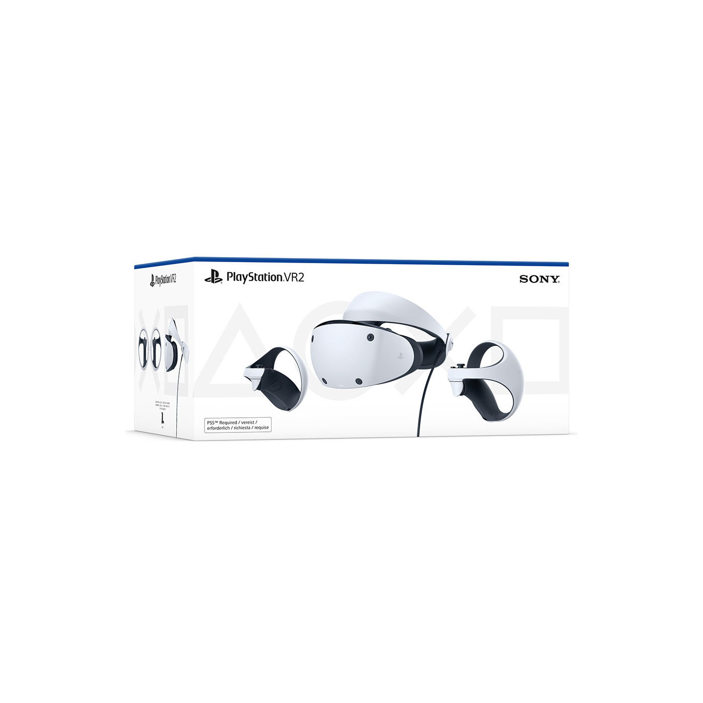 Sony PlayStation VR2 Headset with Sense Controllers — German retail packaging