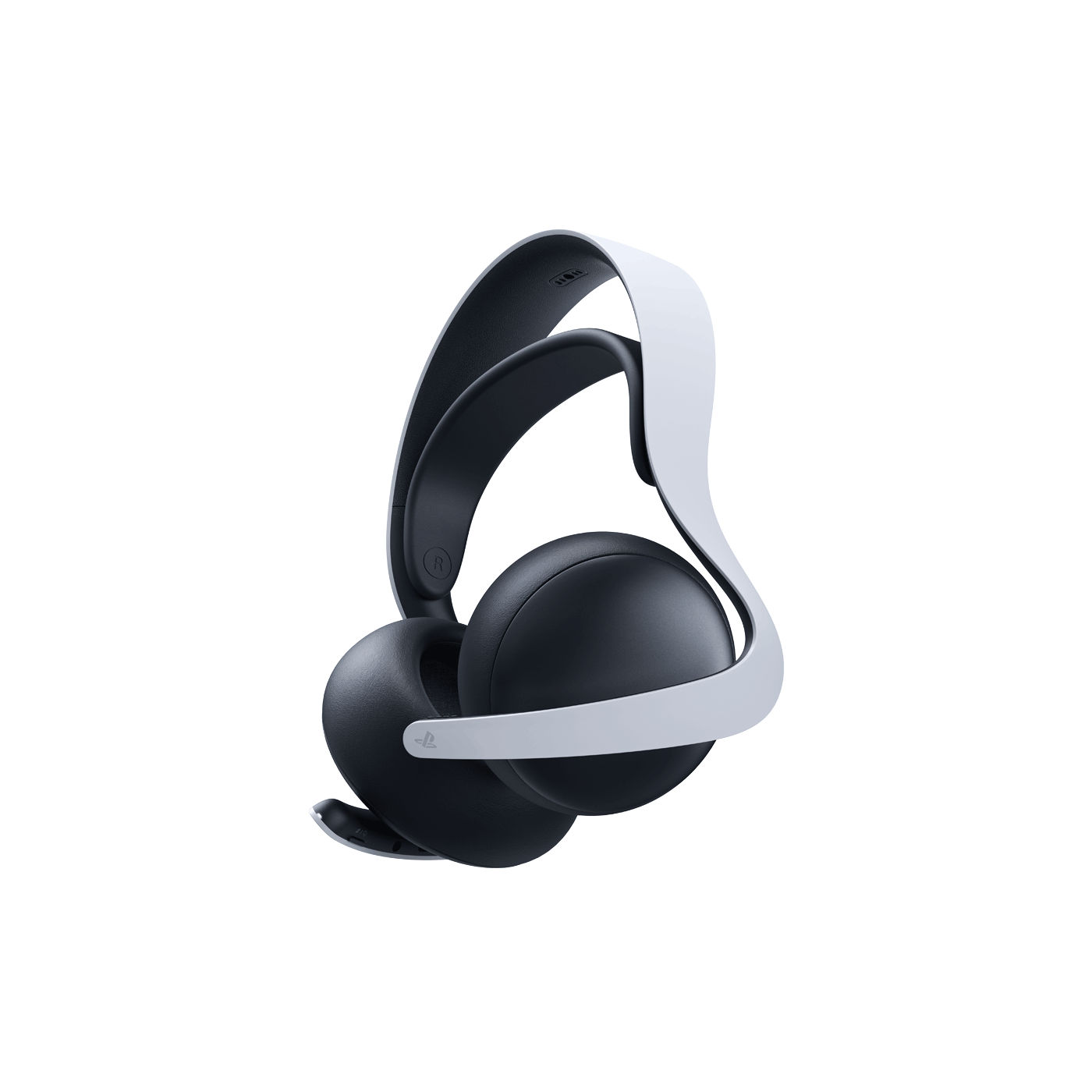 Sony PULSE Elite Wireless Headset (White) — Angled product view