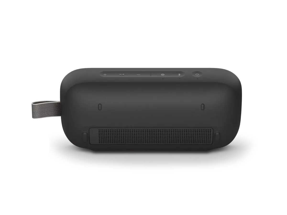 Bose SoundLink Flex Portable Speaker (2nd Gen, Black) — Rear view