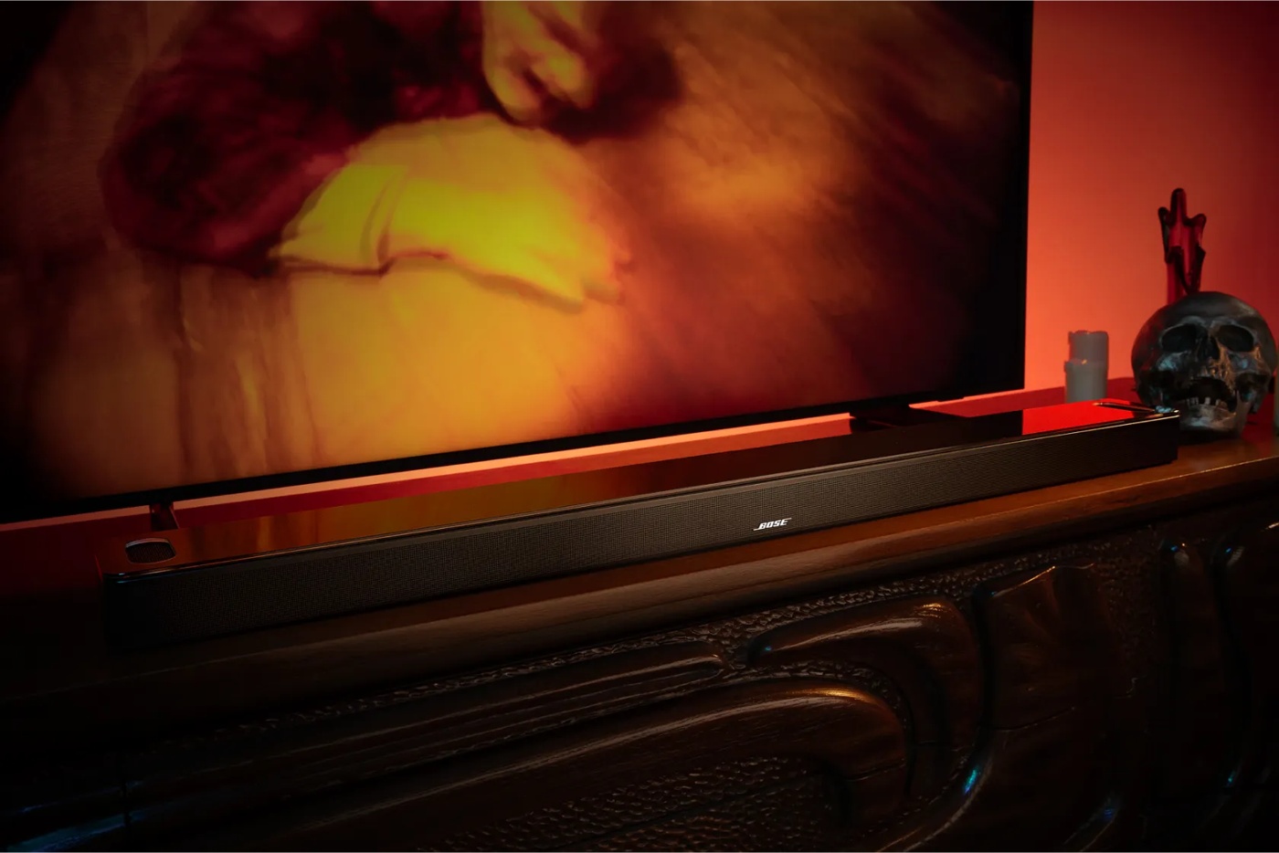 Bose Smart Ultra Soundbar (Black) — Soundbar in a living room