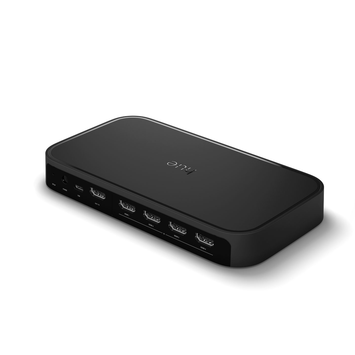 Philips Hue Play HDMI Sync Box 8K (Black) — Rear HDMI ports