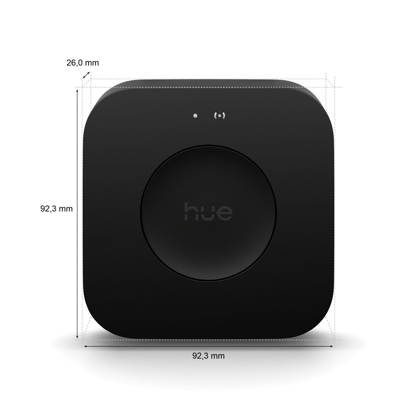 Philips Hue Bridge Pro (Black) — Product dimensions