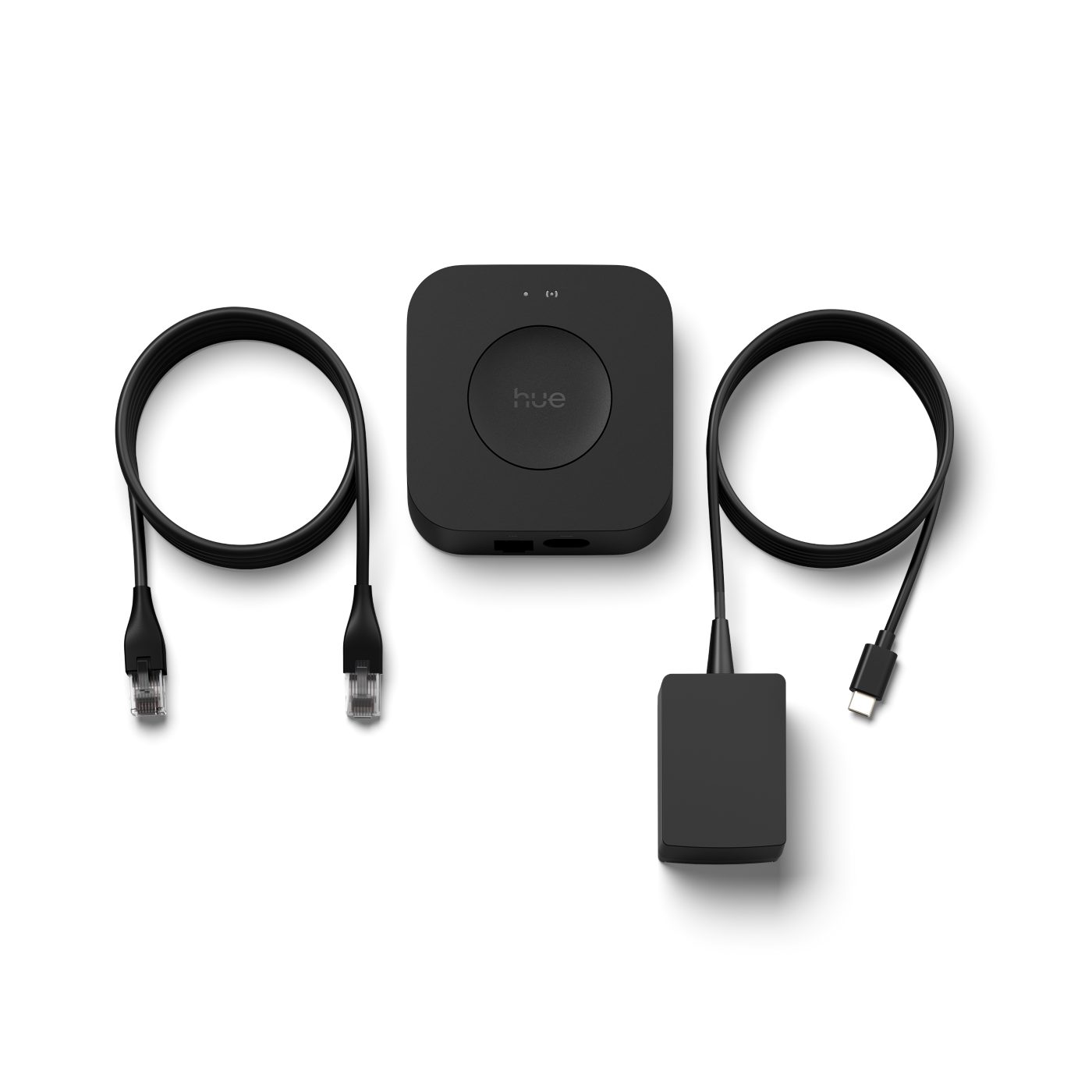 Philips Hue Bridge Pro (Black) — Bridge and included cables and power adapter