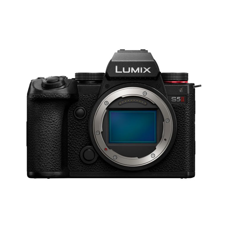 Panasonic LUMIX S5 II Mirrorless Camera (Black, Body Only) — Front camera body and sensor