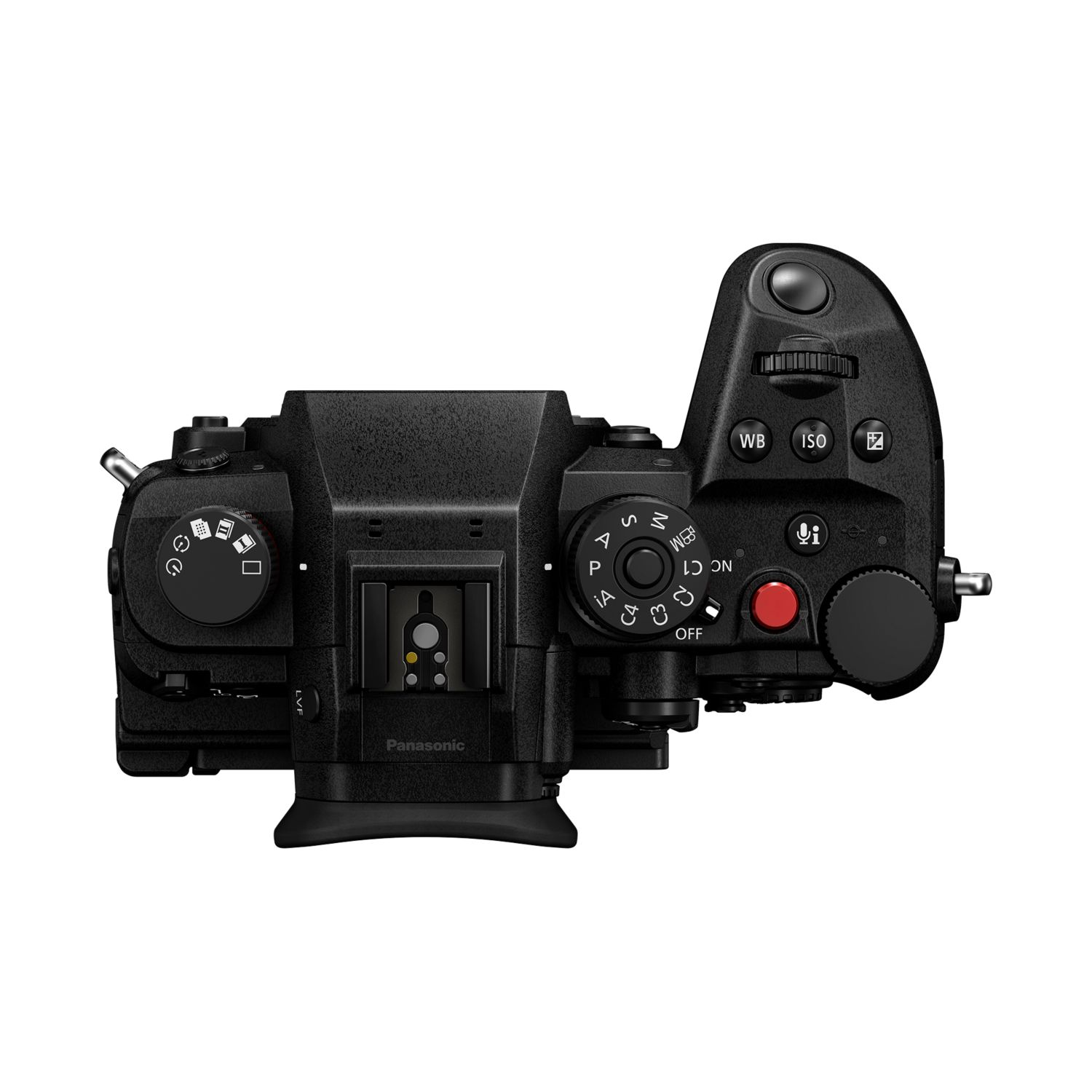 Panasonic LUMIX GH7 Mirrorless Camera (Black, Body Only) — Top controls