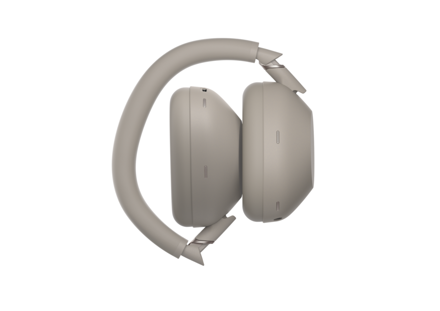 Sony WH-1000XM6 Wireless Noise Cancelling Headphones (Sandstone) — Foldable design and inner earcups