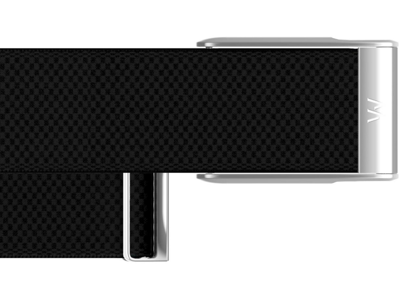 WHOOP MG Life SuperKnit Luxe band and Titanium clasp detail